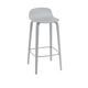 TABOURET DE BAR VISU, H.75 CM, GRIS