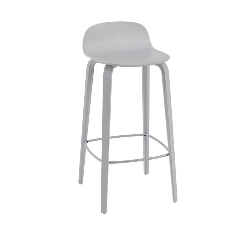 TABOURET DE BAR VISU DE MUUTO, H.75 CM, GRIS TABOURET DE BAR VISU DE MUUTO, H.75 CM, GRIS