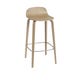Tabouret de bar VISU, H.75 cm, Chêne naturel