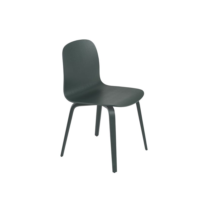 Chaise VISU en bois de Muuto, Vert foncé Chaise VISU en bois de Muuto, Vert foncé