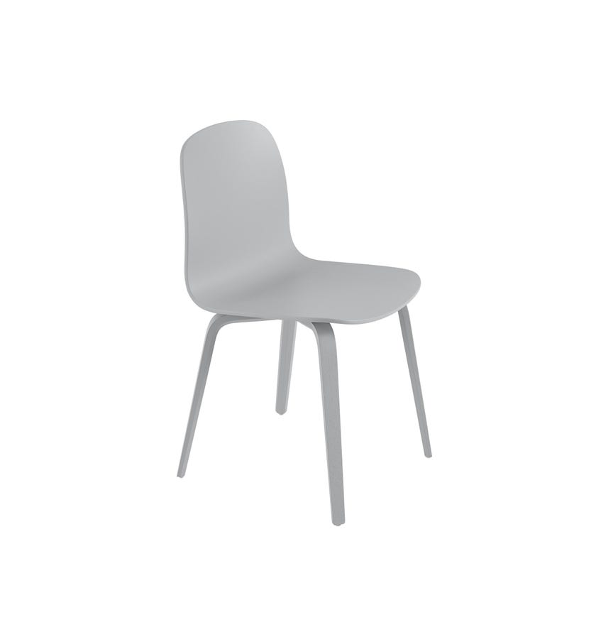 Chaise VISU en bois de Muuto, Gris