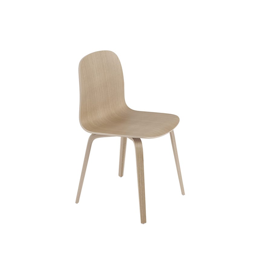 Chaise VISU en bois de Muuto, Chêne