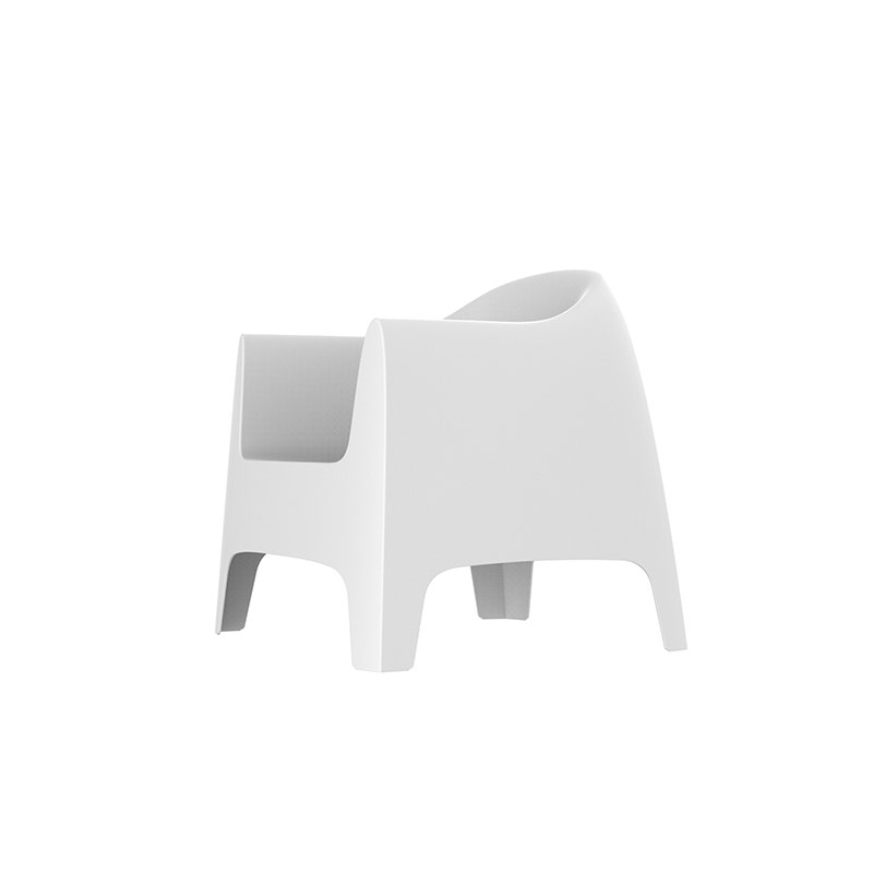 Fauteuil lounge SOLID de Vondom, Basic blanc Fauteuil lounge SOLID de Vondom, Basic blanc