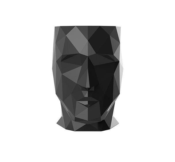Table ADAN de Vondom, 49x68x70, Noir Table ADAN de Vondom, 49x68x70, Noir