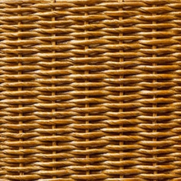 Fauteuil lounge ALEX de Vincent Sheppard, Tressage en loom Walnut, Sans coussin