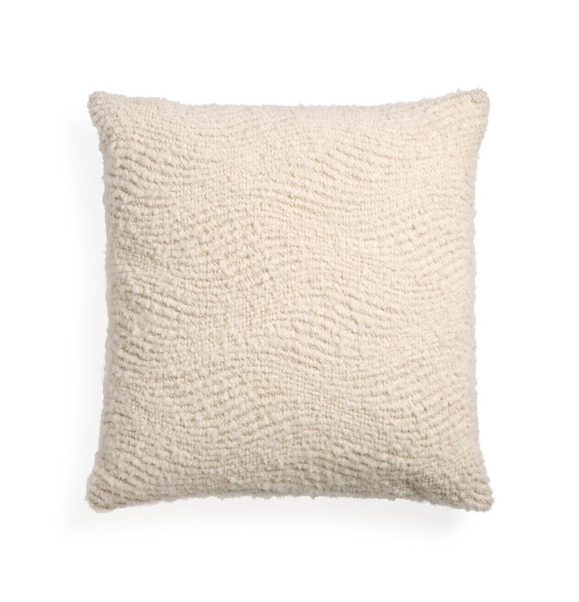 Housse de coussin Wave - Off White - carrée