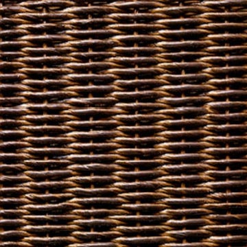 Fauteuil lounge ALEX de Vincent Sheppard, Tressage en loom Wengé, Sans coussin