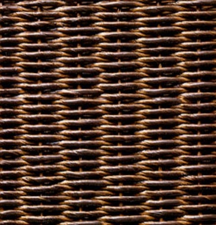 Fauteuil lounge ALEX de Vincent Sheppard, Tressage en loom Wengé, Sans coussin