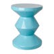 Tabouret ZIG ZAG, Bleu clair