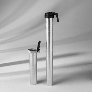 Douille à sceller PX + tube de raccord PX Ø 48 / 55 mm de Glatz, Acier zingué Douille à sceller PX + tube de raccord PX Ø 48 / 55 mm de Glatz, Acier zingué