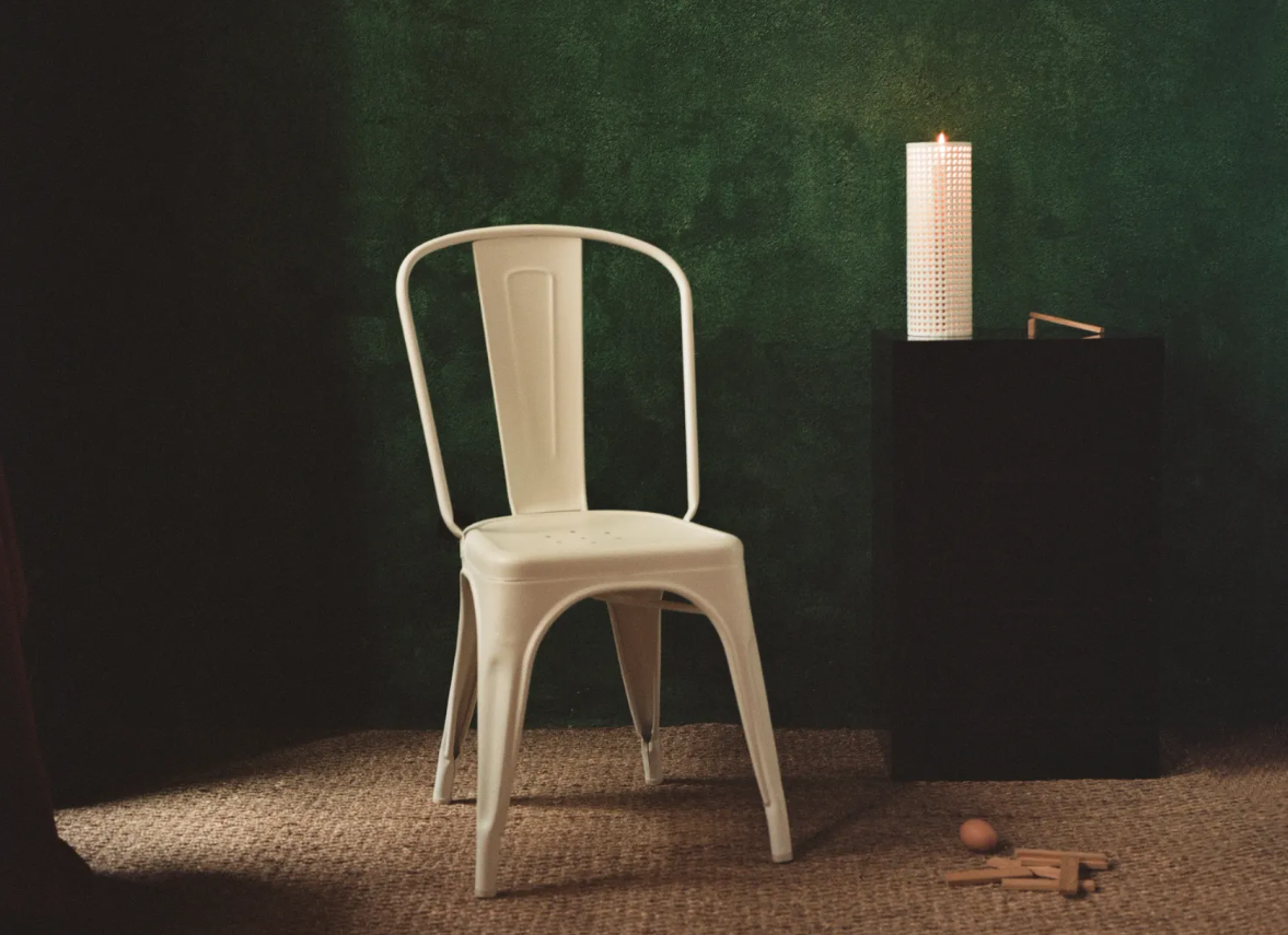 Chaise A acier de Tolix