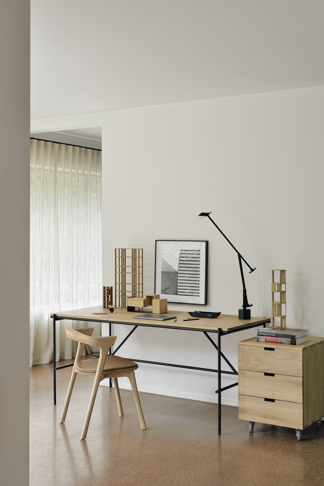 Bureau Oscar Teck Rectangulaire d’Ethnicraft 