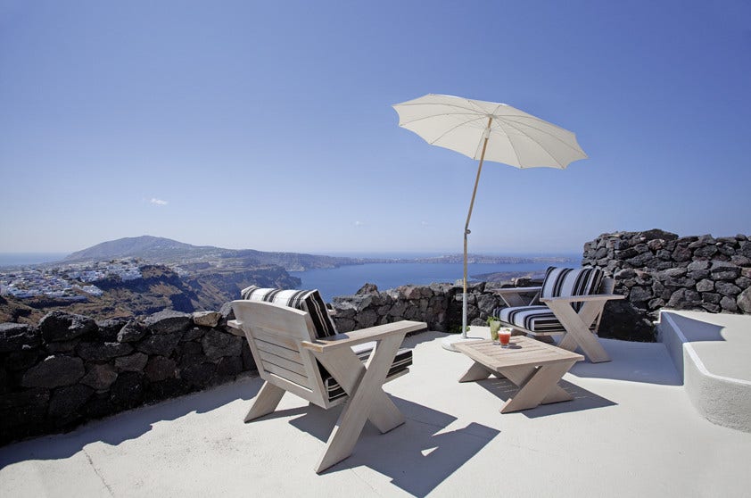 Parasol Inclinables rond ALEXO® de Glatz disponible en 2 tailles et 11 coloris